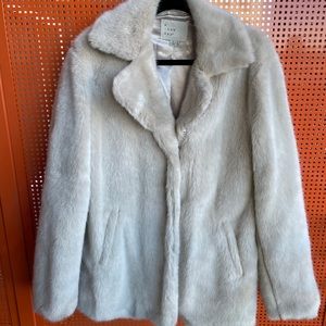 Faux fur coat